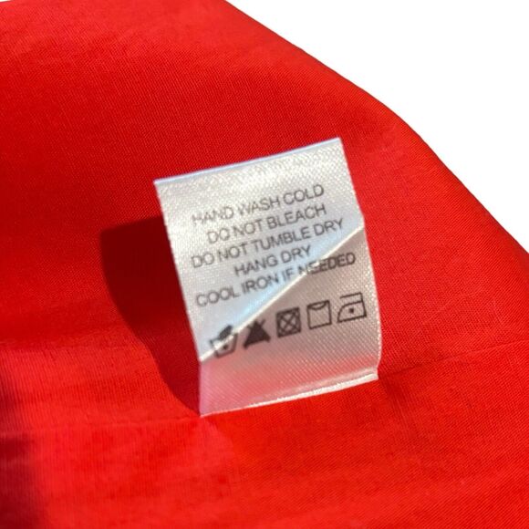 Lovers + Friends Wendy Mini Dress Size S Revolve Red Cocktail Linen Blend Sexy - Picture 9 of 9